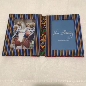 New. Retired Vera Bradley Villa Red Photo Frame